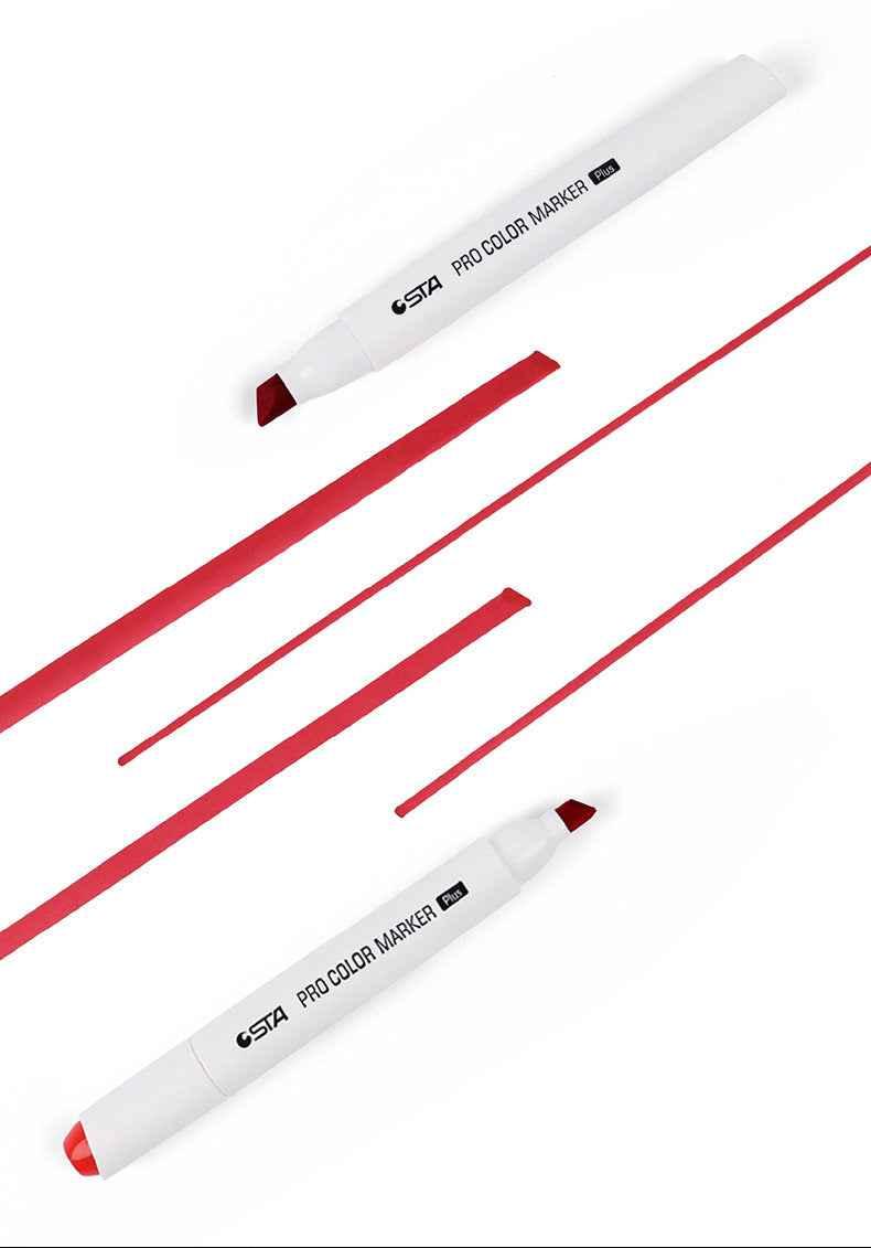STA Pro Color Marker Plus 24/36/48/60 Skin Tone Alcohol Art Markers