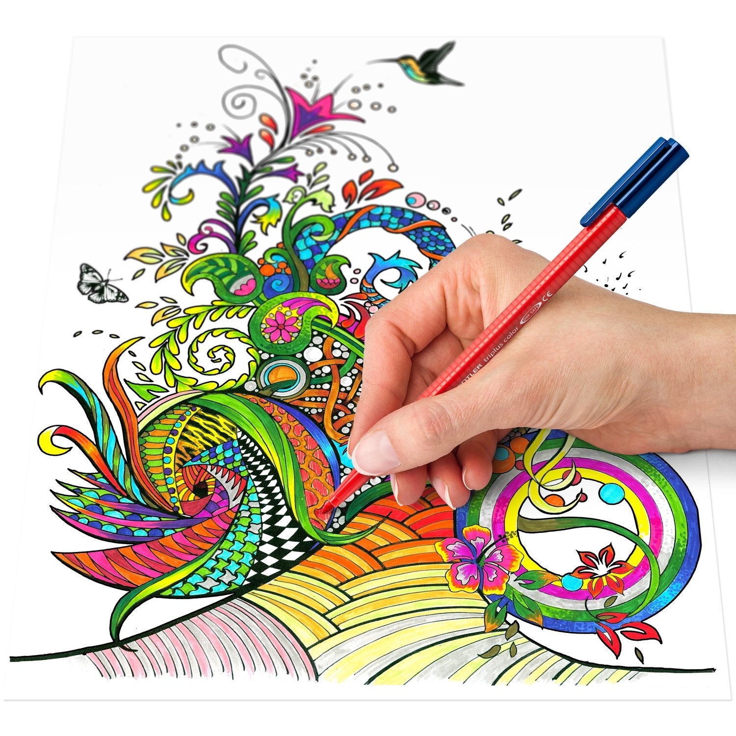 STAEDTLER 323 Triplus 10 Colour Fibre-Tip Pen
