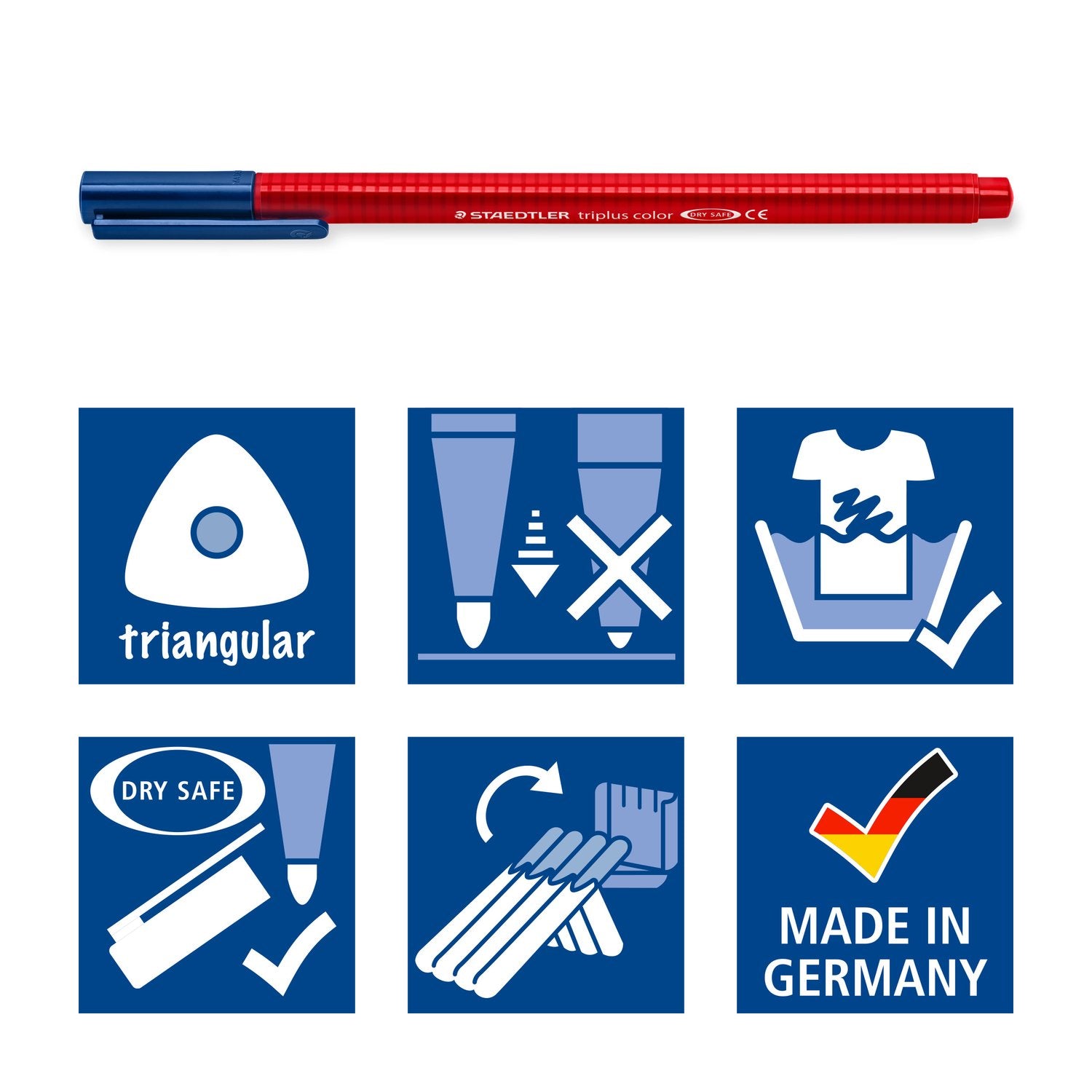 STAEDTLER 323 Triplus 10 Colour Fibre-Tip Pen