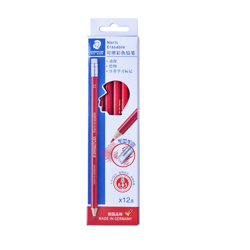 STAEDTLER Noris® Erasable 14450 Colored Pencils Red/Blue Red