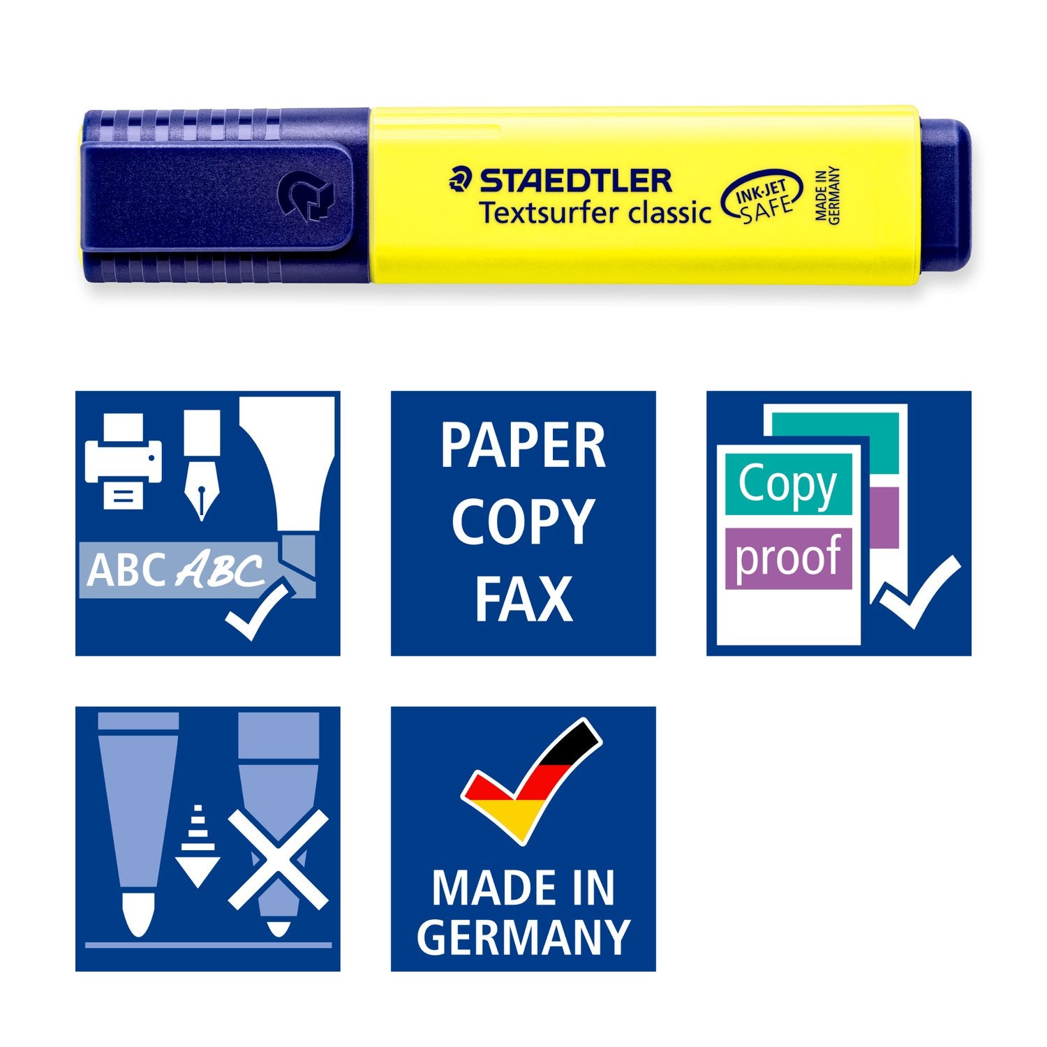STAEDTLER Textsurfer Classic 364 Highlighter - 8 Assorted Colours
