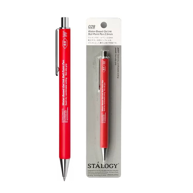 STALOGY Japan Water-Based Gel Ink Ballpoint Pen 0.5MM Black
