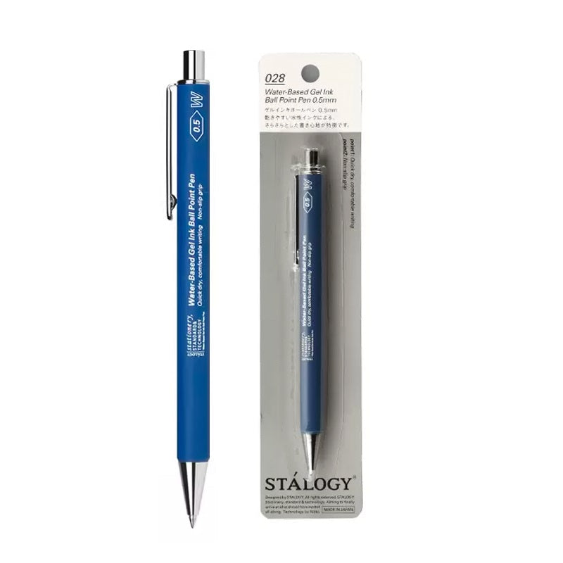 STALOGY Japan Water-Based Gel Ink Ballpoint Pen 0.5MM Blue