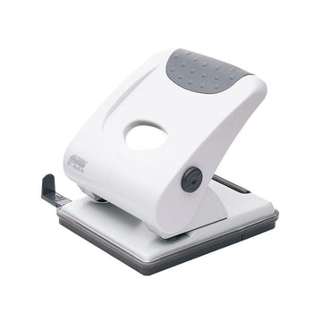2-Hole Paper Punch Heavy-Duty 40 Sheet Capacity White