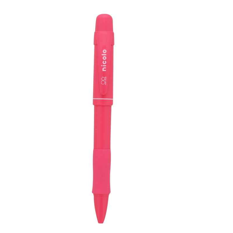 SUN-STAR Nicolo 2in1 Mechanical Pencil,0.5mm&0.3mm with Eraser Rose