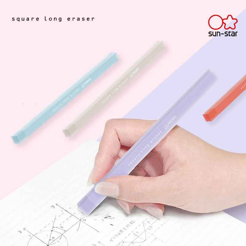 SUN-STAR Square Long Eraser Slim Eraser