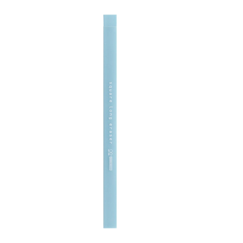 SUN-STAR Square Long Eraser Slim Eraser Light Blue
