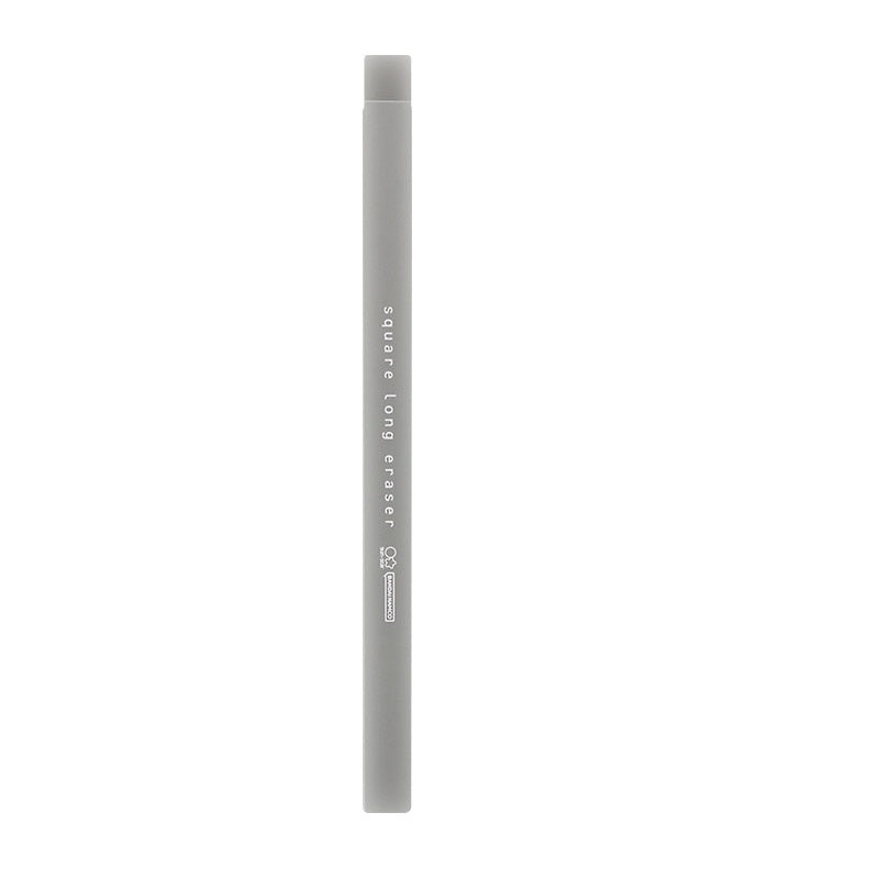 SUN-STAR Square Long Eraser Slim Eraser Dark Grey