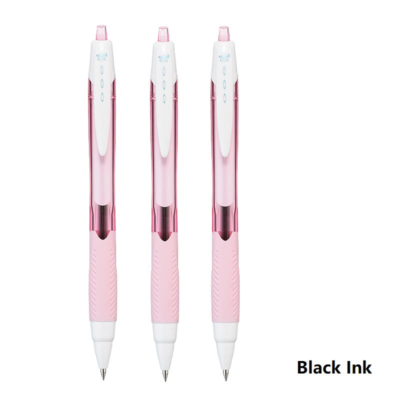 Uni Jetstream SXN-150 Ballpoint Pen 3 PACK 0.5mm Pink Body Black Ink