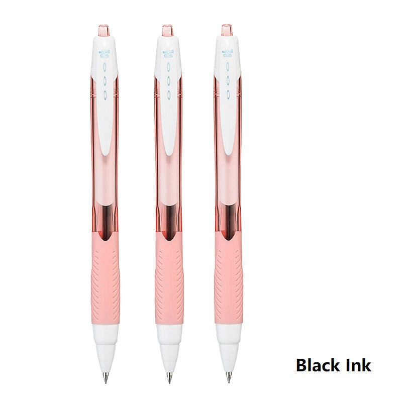 Uni Jetstream SXN-150 Ballpoint Pen 3 PACK 0.5mm Pale Red Black Ink