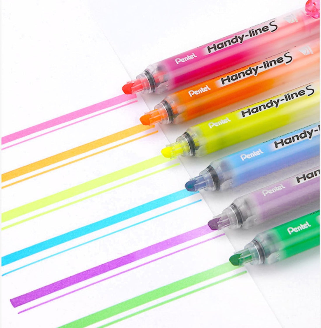 Pentel Handy-line S Retractable Highlighter with Refill, Chisel Tip Orange