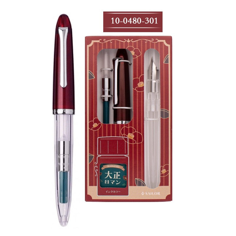 Sailor Fountain Pen, Profit Junior + 10 mizutama, Medium Point Taishō
