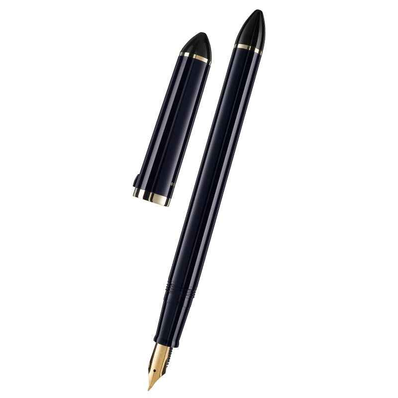 Sailor Fude De Mannen Calligraphy Fountain Pen Nib Angle 40 Degrees Dark Blue