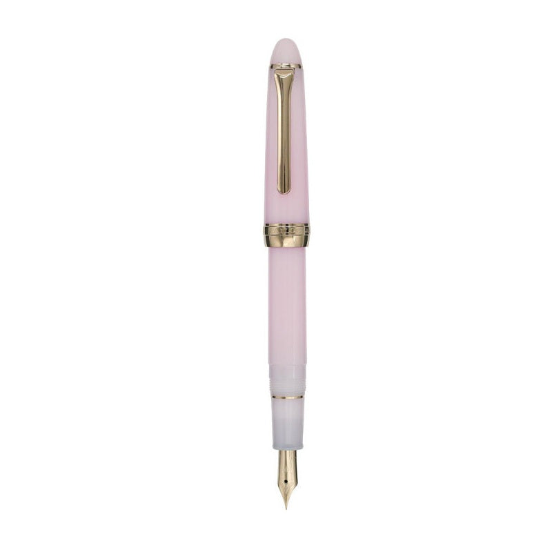 SHIKIORI Kusa Asobi Fountain Pen with Converter, Resin Body & Stainless Steel Nib Pink