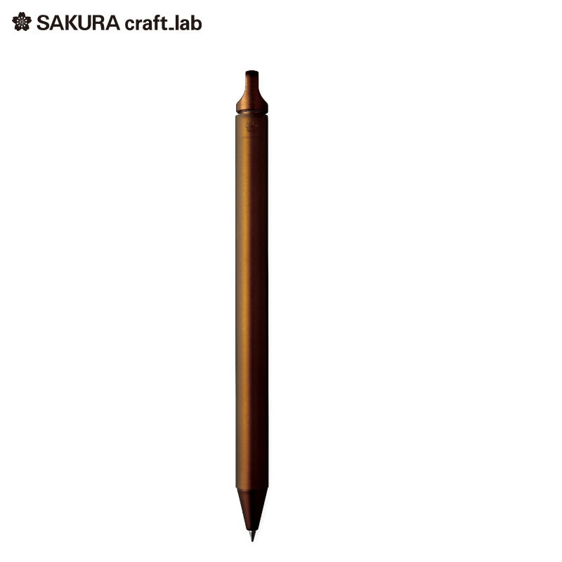 Sakura Craft Lab 002 Gel Pen - Black Ink Brown