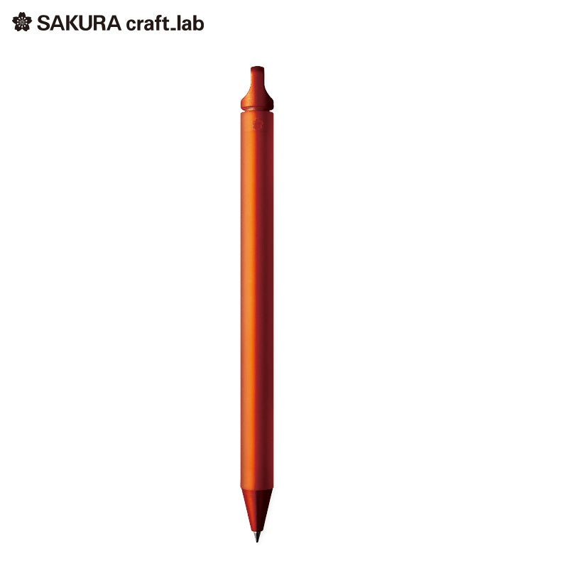 Sakura Craft Lab 002 Gel Pen - Black Ink Orange