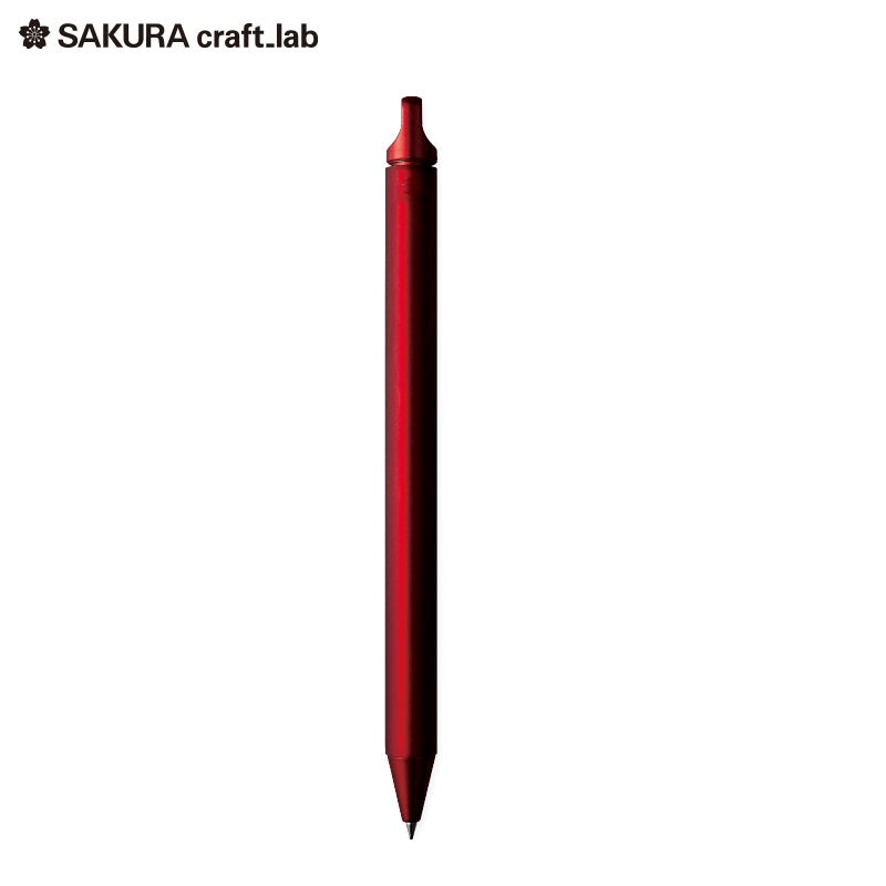 Sakura Craft Lab 002 Gel Pen - Black Ink Red