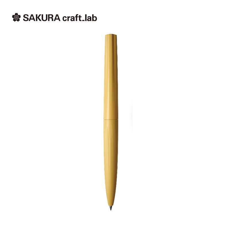 Sakura Craft Lab 005 Gel Pen - Sepia Black Ink Yellow