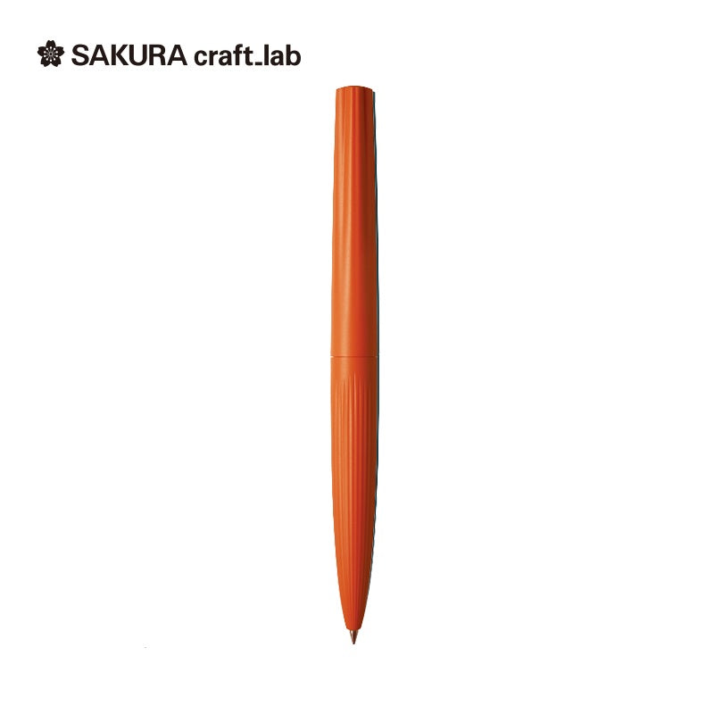 Sakura Craft Lab 005 Gel Pen - Sepia Black Ink Orange