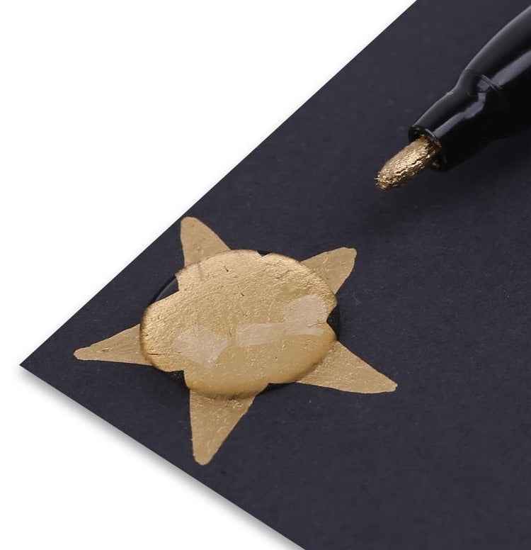 Sakura Pen-Touch Paint Marker Gold 0.7mm/1.0mm/2.0mm 3 Pack
