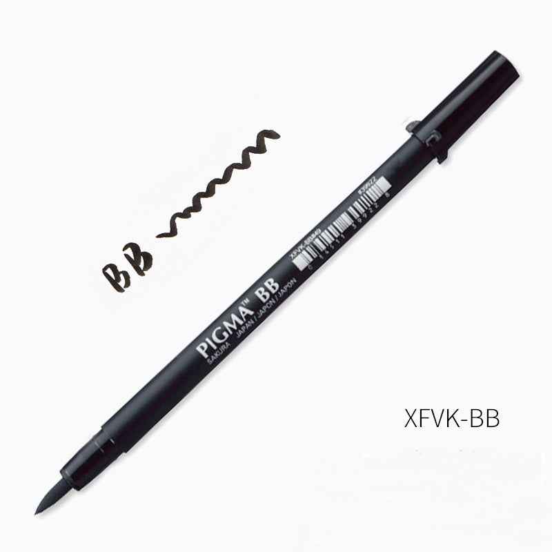 Sakura Pigma Professional Brush Pen - Black (3 Pack)