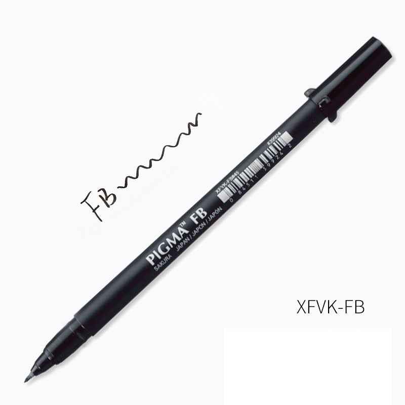 Sakura Pigma Professional Brush Pen - Black (3 Pack)