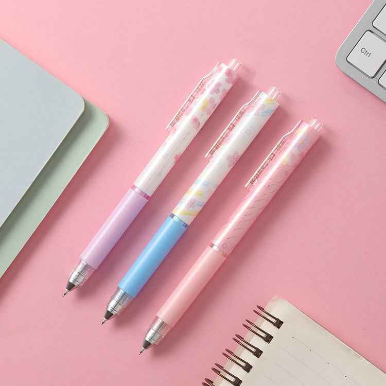 M&G Sakura Rain Series 0.38mm Gel Pen Black Ink – 10 Pack