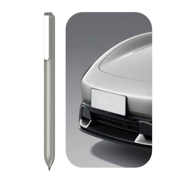 Sankou JZ19 Rotating Metal Ballpoint Pen 0.5mm Black Ink Grey