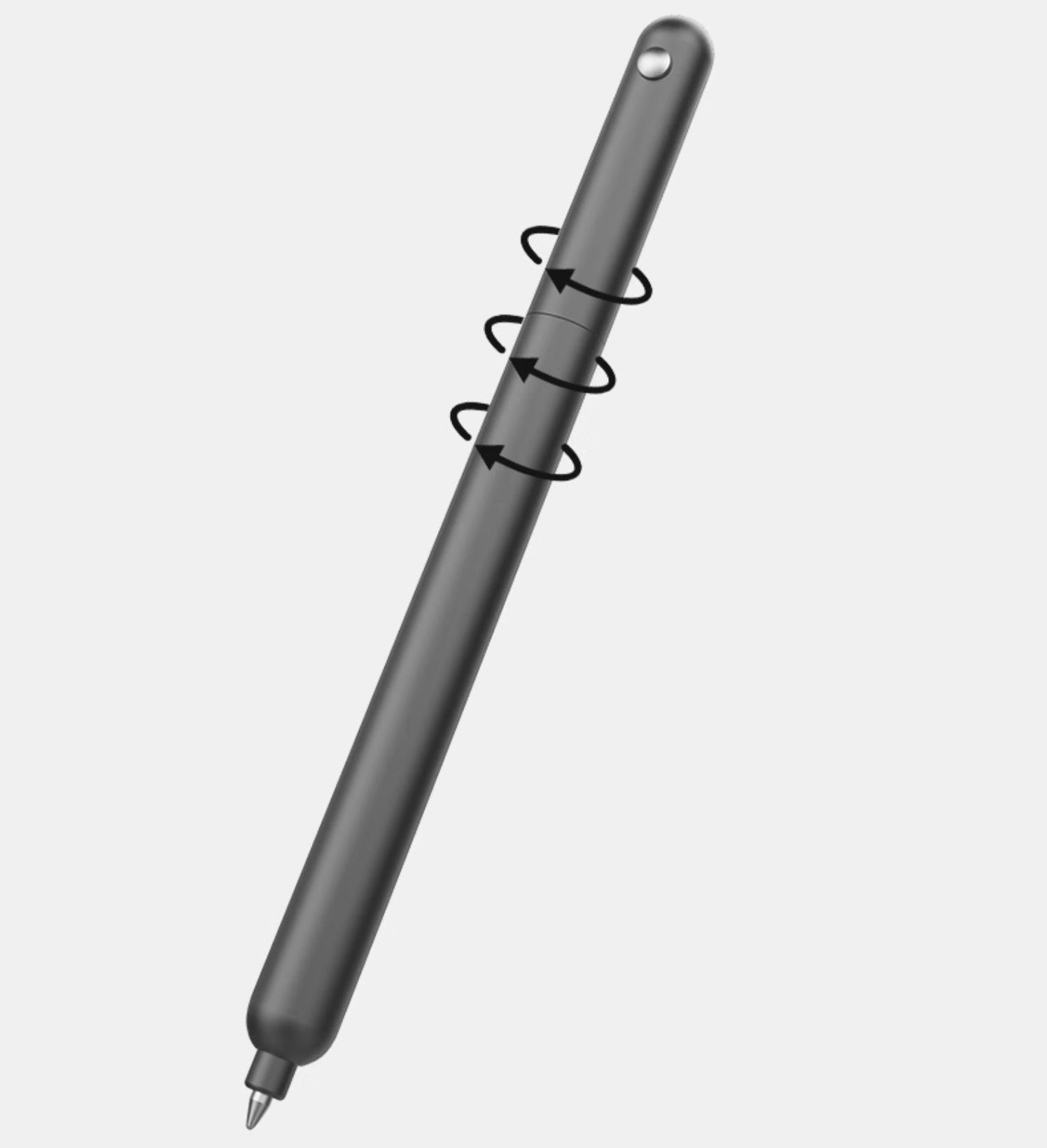 Sankou Metal Rotating Gel Pen 0.5mm Black Ink Anti-Roll