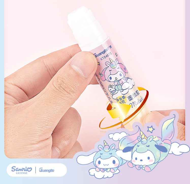Sanrio Glue Stick 8g High Adhesion – Cute Kawaii School Glue Stick