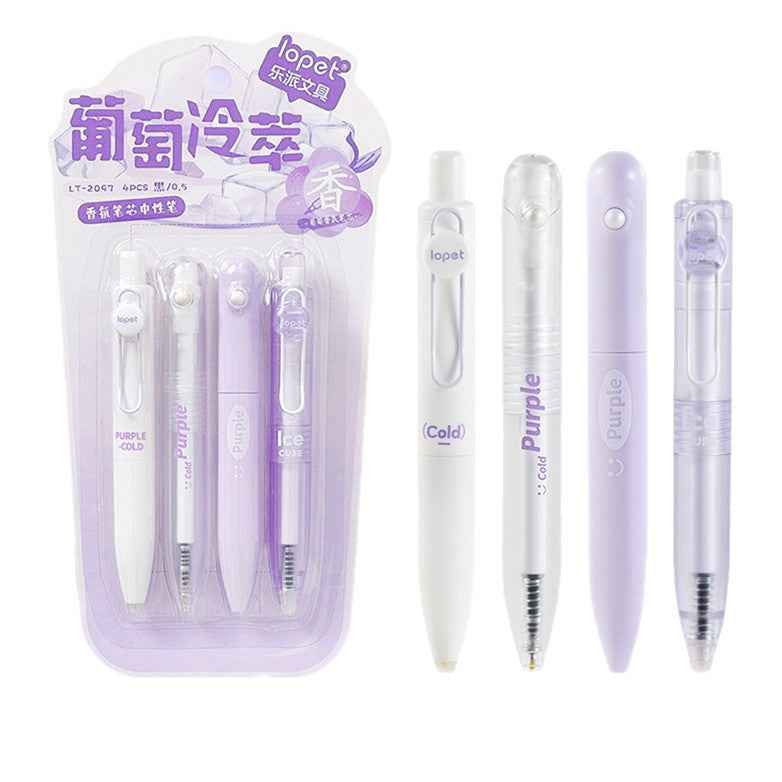 16Pcs Scented Retractable Twist Gel Ink Pens Pocket Size