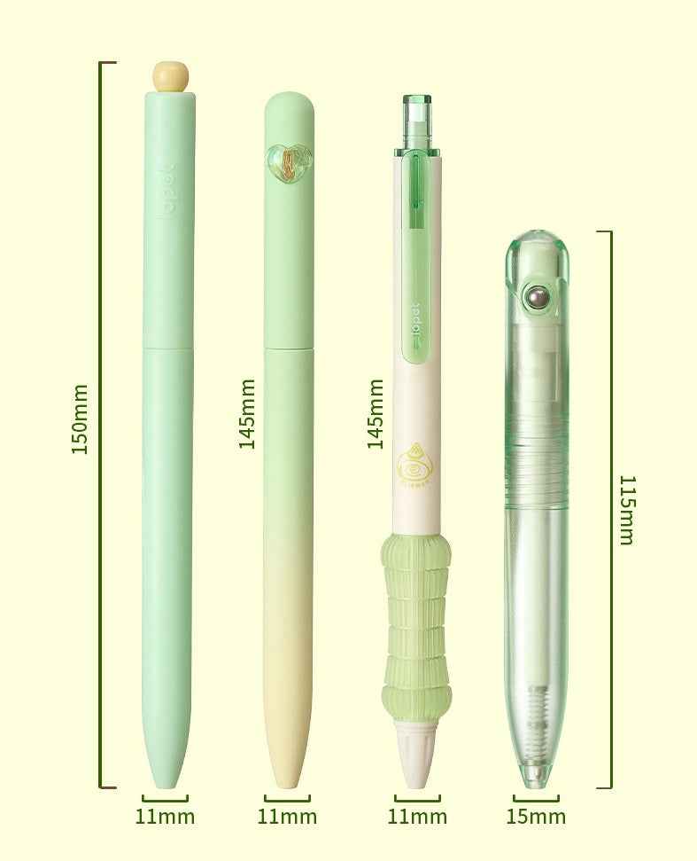 LOPET Fragrance Scented Click Gel Pen 0.5mm Black Ink 16 Pack