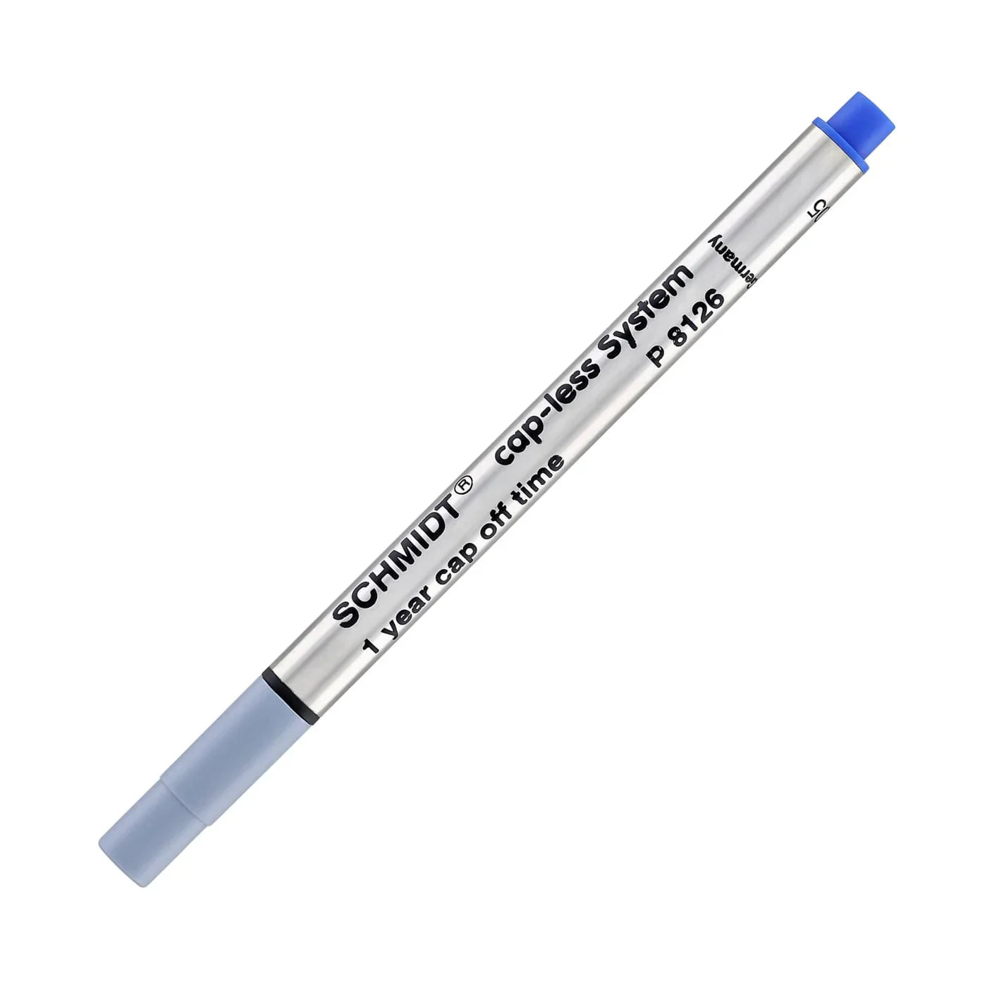 Schmidt P8126 Capless System Rollerball Pen Refill Black/Blue 2 Pack