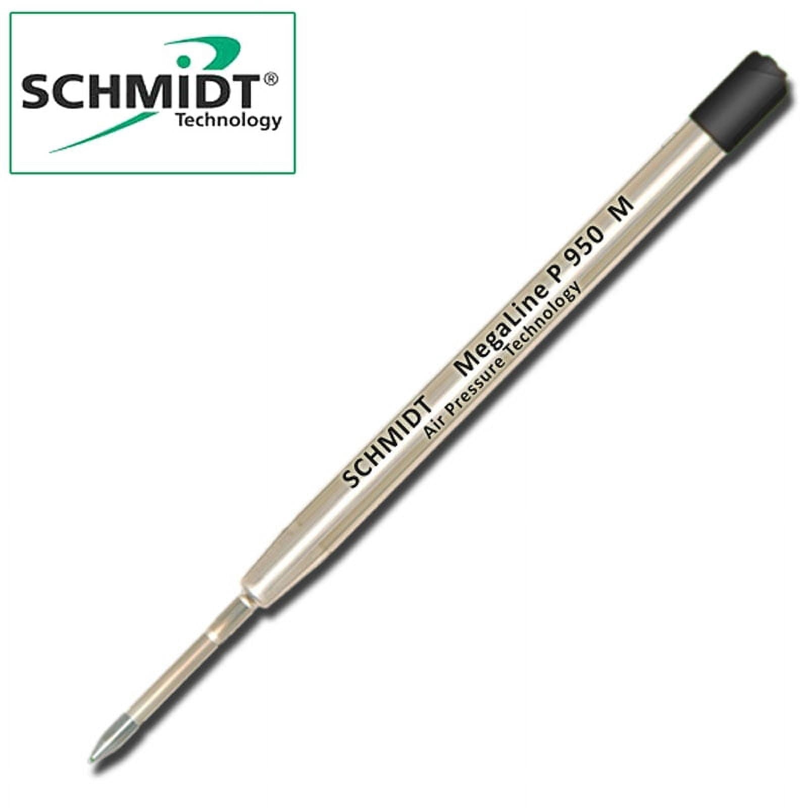 Schmidt MegaLine 950M Pressurized Ballpoint Pen Refill Black
