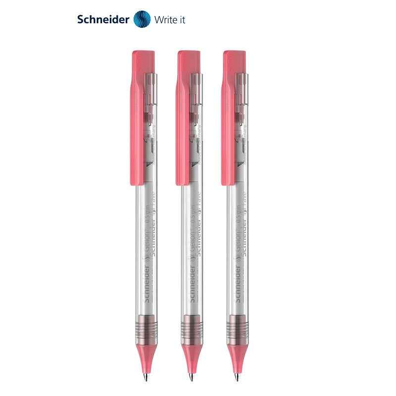 Schneider Fave Click-Top Ballpoint Pens 3 Pack Red