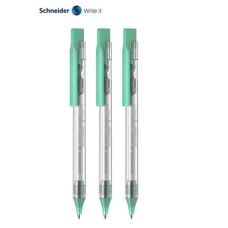 Schneider Fave Click-Top Ballpoint Pens 3 Pack Green