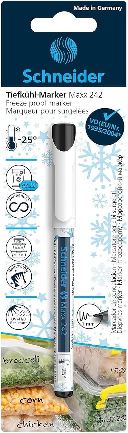 Schneider Maxx 242 Freezer Marker 1.0mm Frost Resistant to -25 Degrees 1 Pack