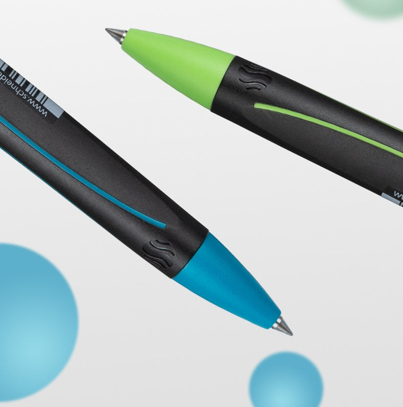 Schneider Reco Recycled Plastic Ballpoint Pen Black Ink 0.5mm 6 Pack
