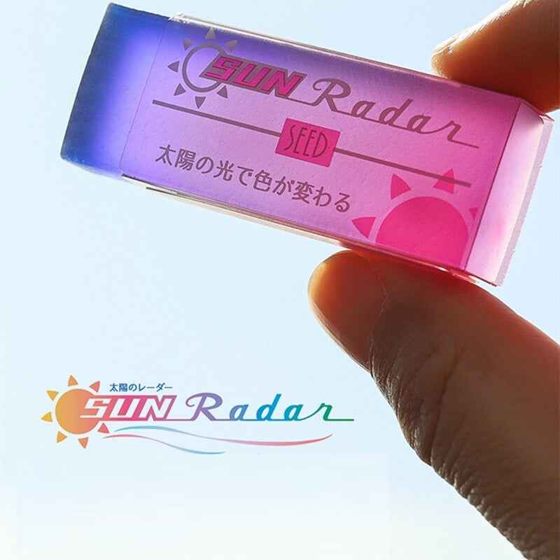 Seed Sun Radar Color Changing Eraser - 3 Pack