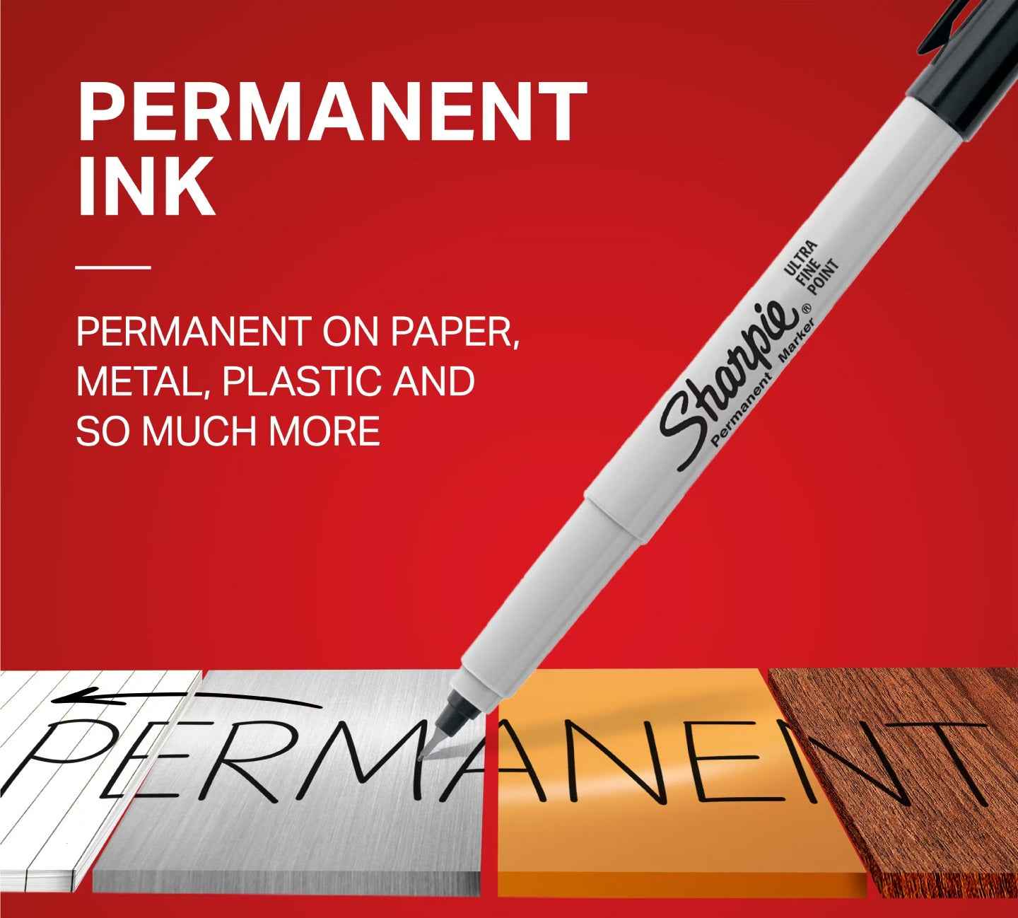 Sharpie 37001 Ultra Fine Point Permanent Markers Black Ink 12 Pack