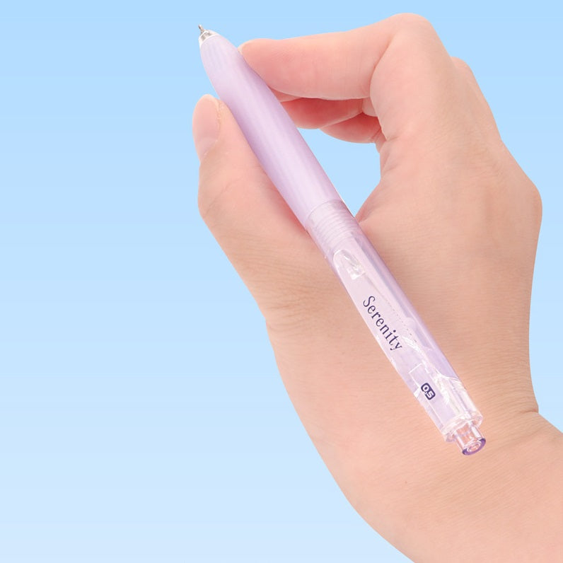 Silent Click Gel Pens 0.5mm Black Ink Set of 12