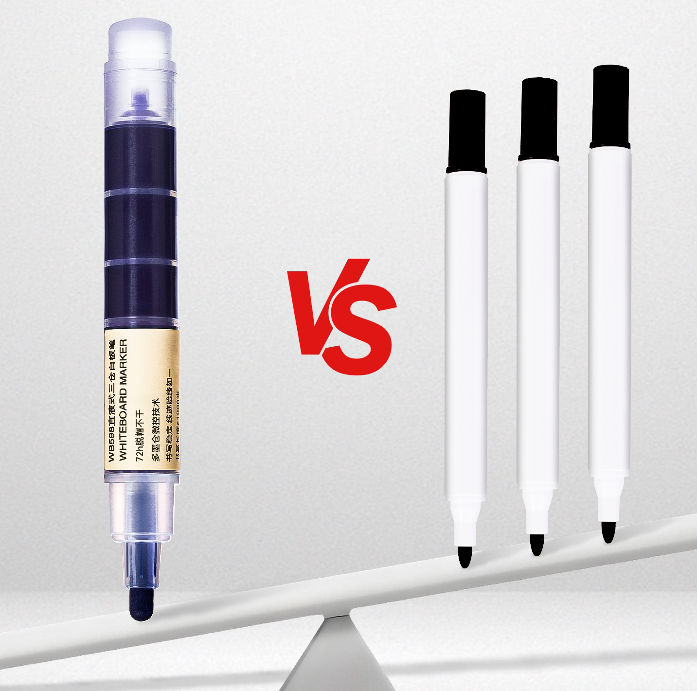Snowhite Liquid Whiteboard Marker 1.8mm Set of 8