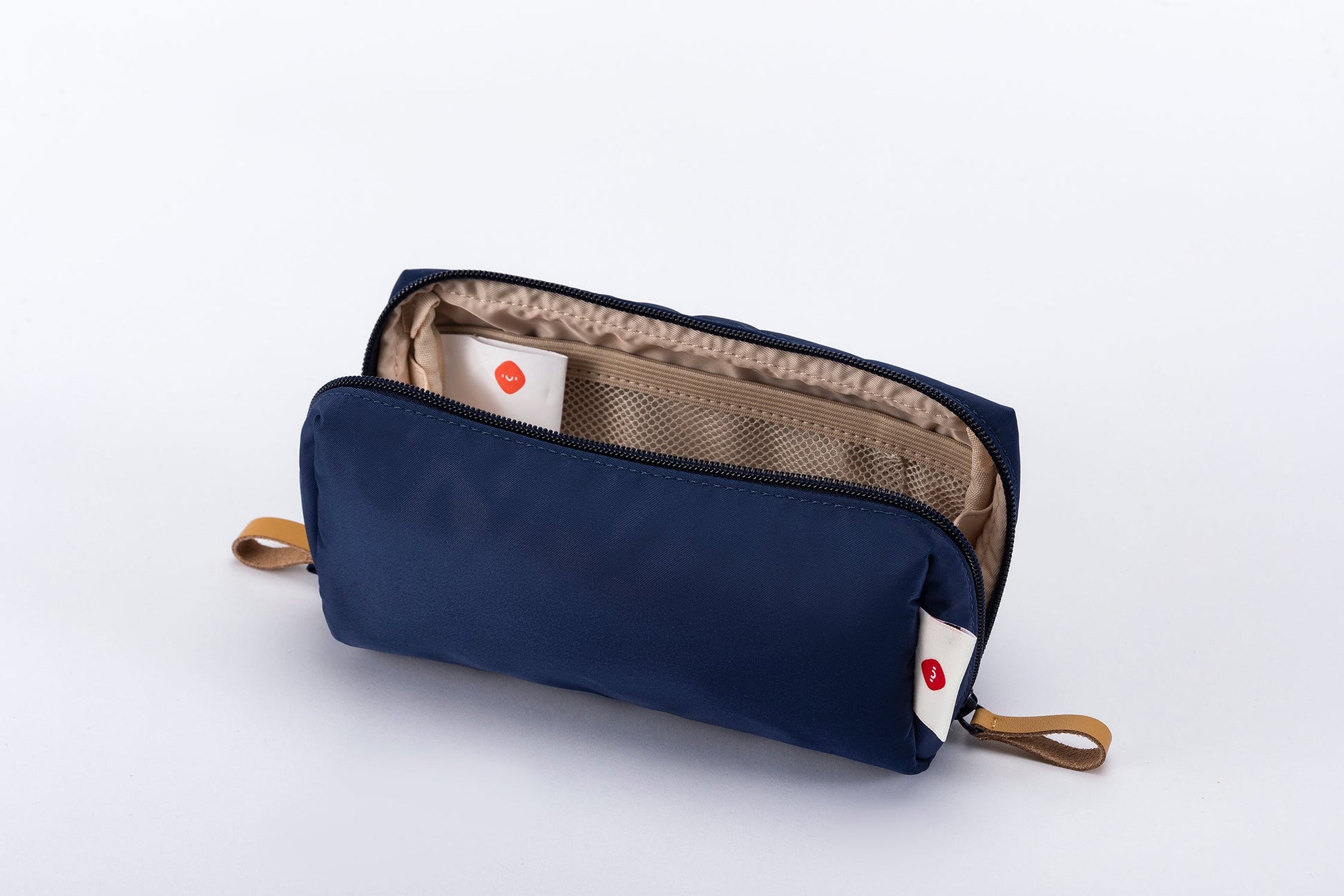 Soft Nylon Waterproof Pencil Case | Large Capacity Stationery Pouch Dark Blue