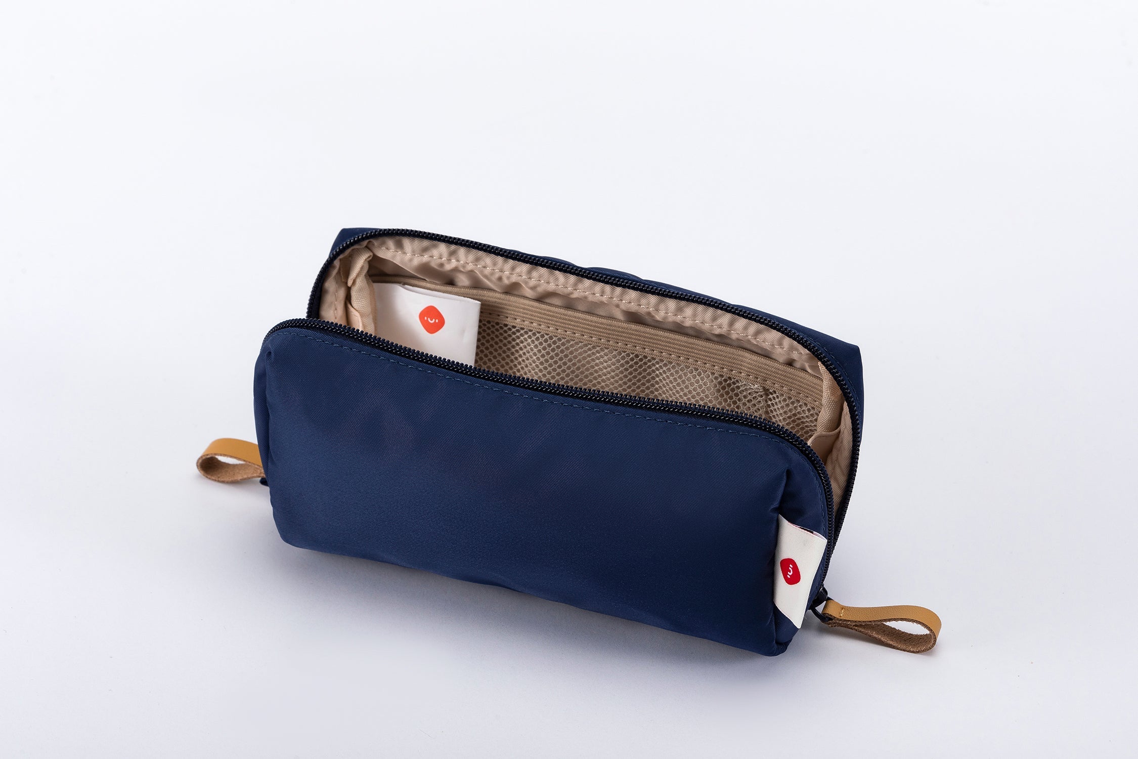Soft Nylon Waterproof Pencil Case | Large Capacity Stationery Pouch Dark Blue