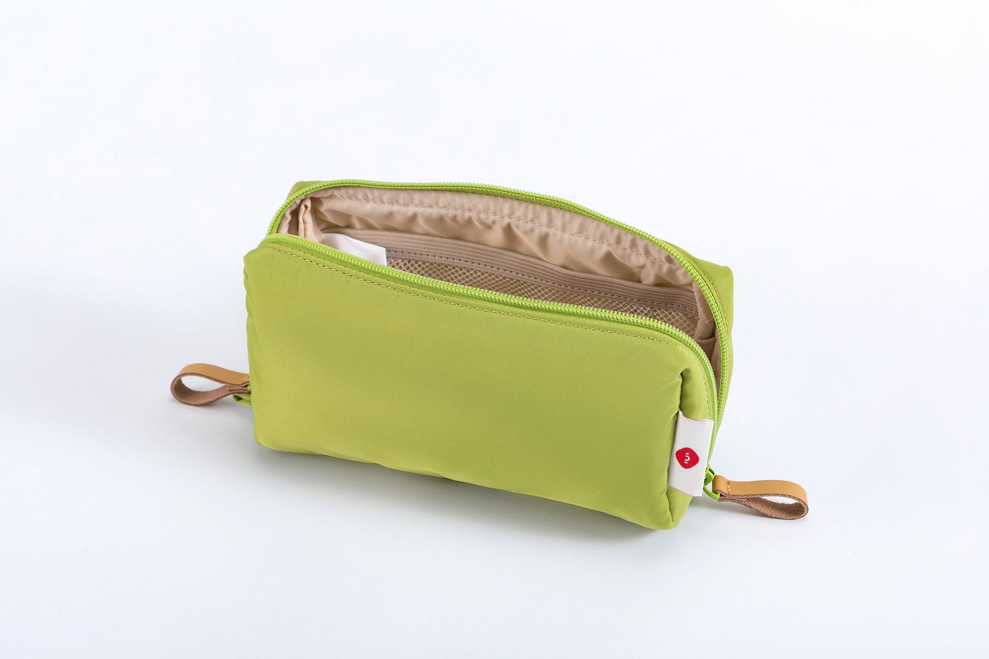 Soft Nylon Waterproof Pencil Case | Large Capacity Stationery Pouch Green