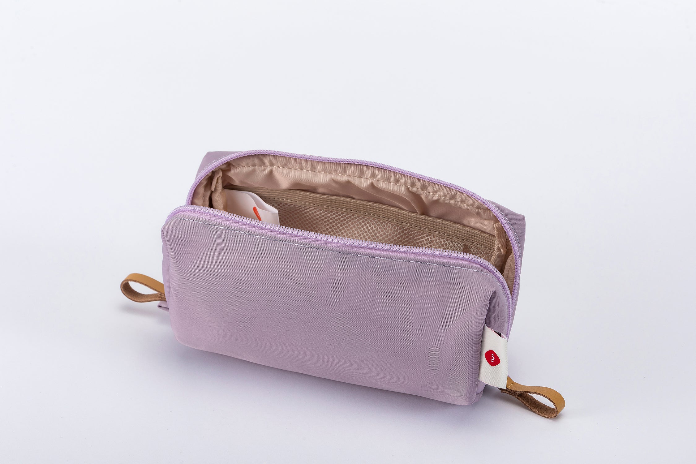 Soft Nylon Waterproof Pencil Case | Large Capacity Stationery Pouch Purple