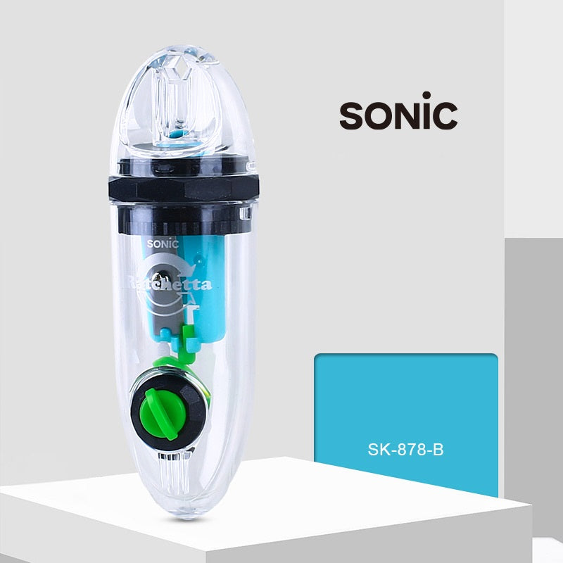 Sonic SK-878 Ratchet Capsules Handy Pencil Sharpener Blue