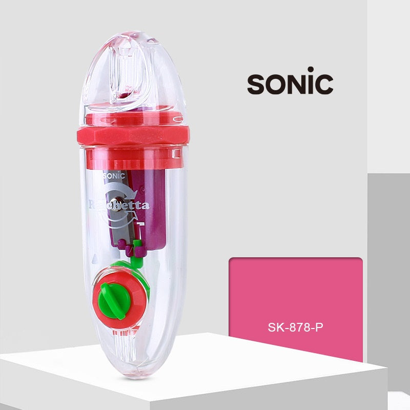 Sonic SK-878 Ratchet Capsules Handy Pencil Sharpener Pink