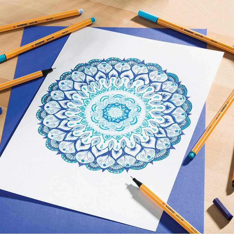 Stabilo Point 88 Fineliner Pen - 0.4 mm - 8/12/18 Color Set