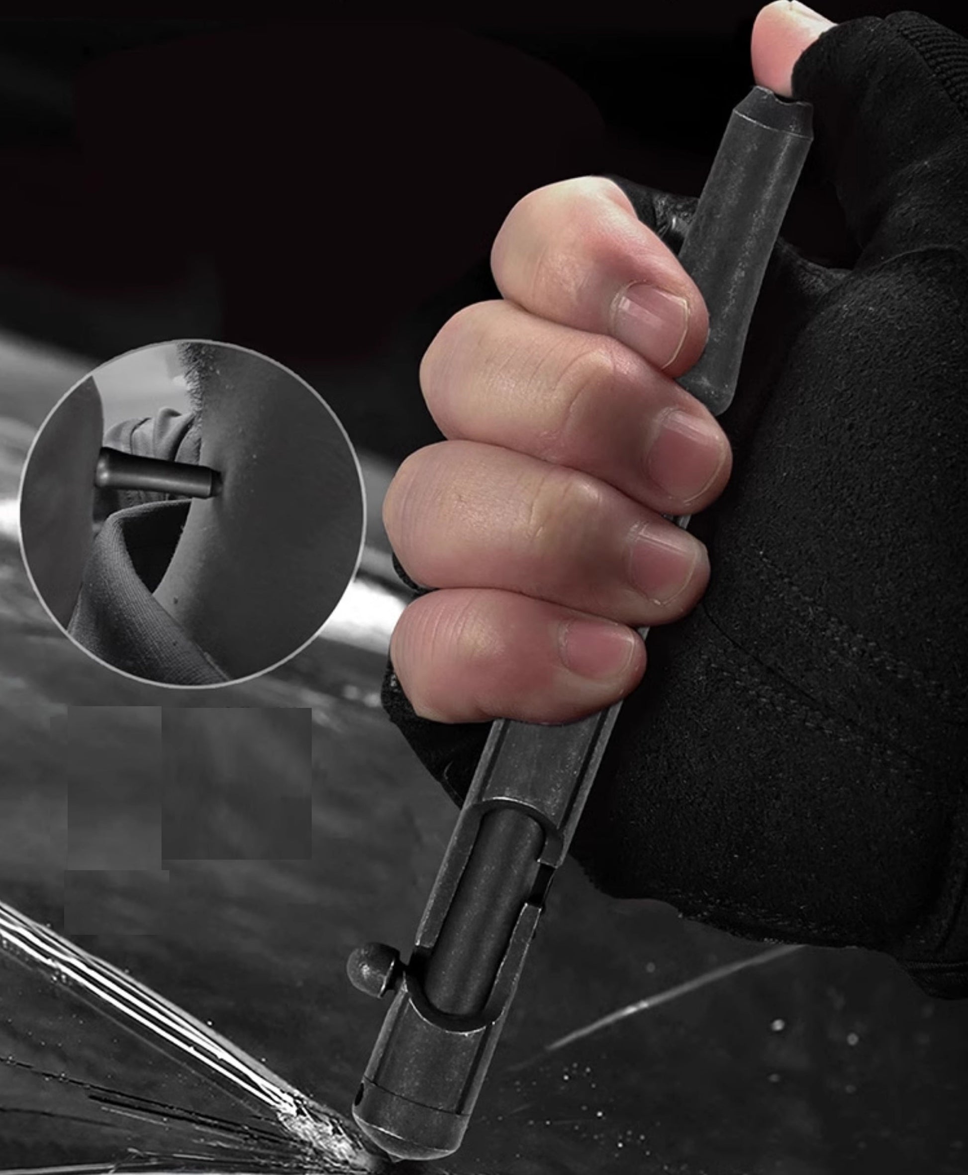 Stainless Steel EDC Tactical Self-Defense Pen with 3 Refills
